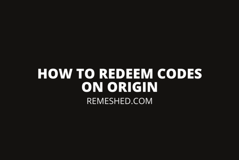 How To Redeem Codes On Origin