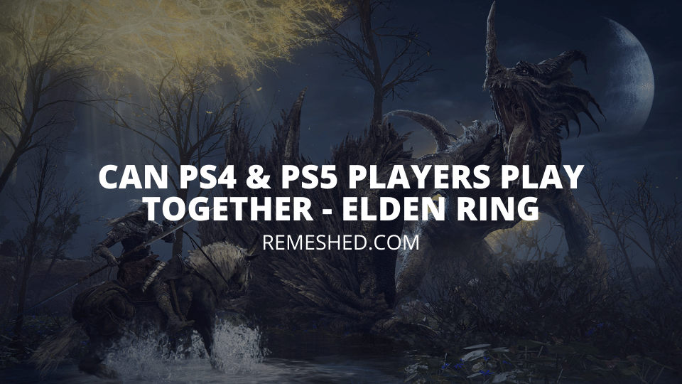Can PS4 & PS5 Players Play Together In Elden Ring