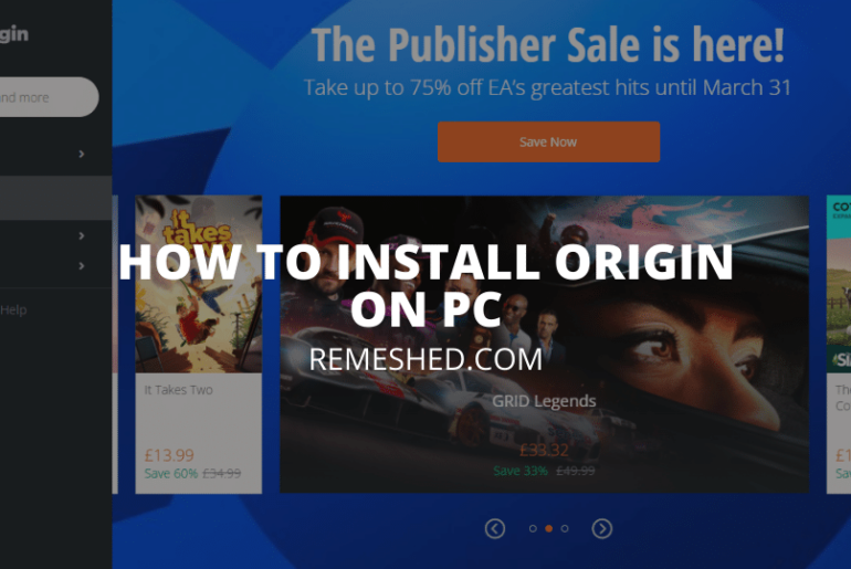 How To Install Origin On PC