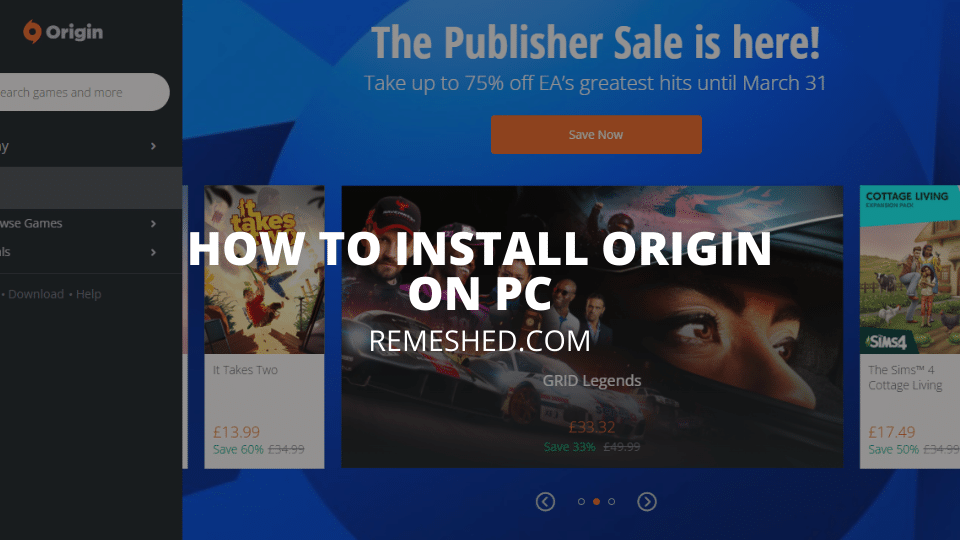How To Install Origin On PC