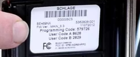 Schlage Connect Programming code