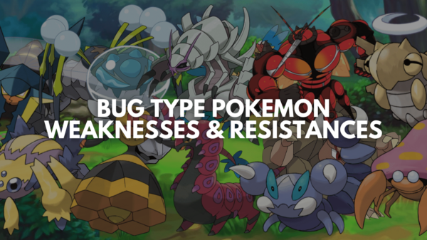 Bug Type Pokemon Weaknesses