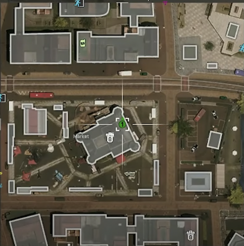 Assault on Vondel Market Detonator Location