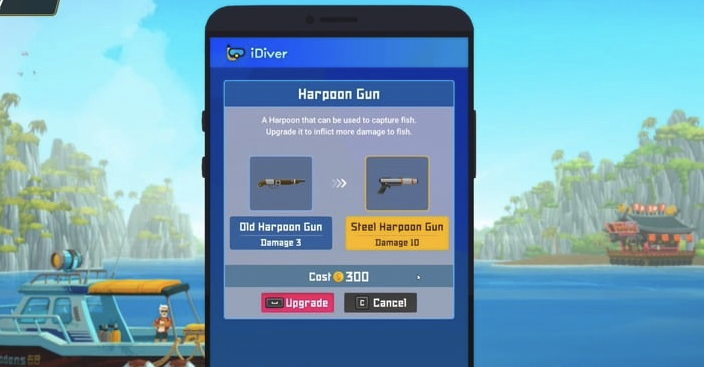 Harpoon Gun Dave the diver